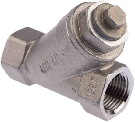 Válvula de rosca 304 CF8M npt de 1/4 -4 polegadas com filtro, filtro de aço inoxidável e filtro