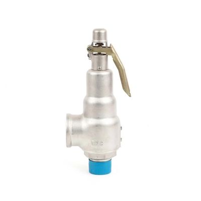 Válvulas de escape da segurança PN16 de aço inoxidável para sistemas da água/ar/vapor
