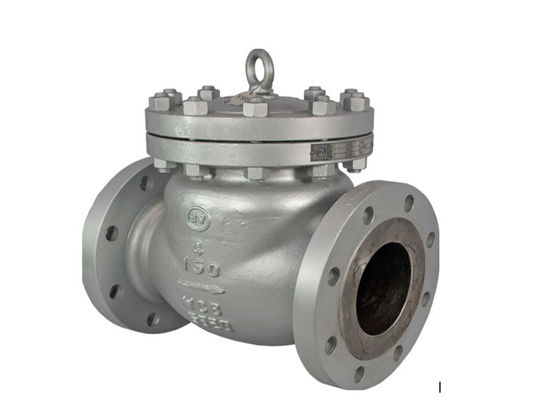 Válvula de retenção giratória de aço fundido H44H Válvula de retenção de flange de alta temperatura para vapor