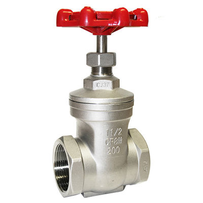 Válvula de porta de aço inoxidável CF8M manual do selo duro SS304 1&quot; classe 150