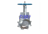 Válvula de guilhotina de alta temperatura ANSI 150LB de aço inoxidável 316 TOBO durável