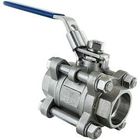 Válvula de bola de aço inoxidável sanitária masculina hidráulica industrial do controle de fluxo do preço da válvula de bola 3PC