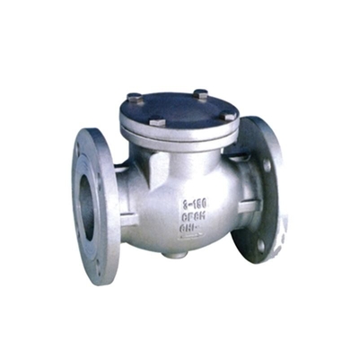 Válvula de retenção giratória de aço fundido H44H Válvula de retenção de flange de alta temperatura para vapor