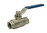 1/2 polegada Ss304 316 aço inoxidável fechadura chave sanitária 2pcs Port Female Thread válvula de bola de vapor