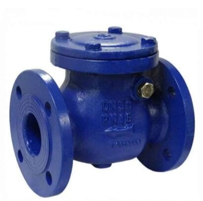 Fabricante de válvula de retenção de giro de flange de ferro fundido DN100 4 polegadas PN10 com preço competitivo