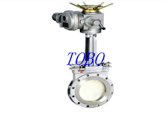 Válvula de guilhotina de alta temperatura ANSI 150LB de aço inoxidável 316 TOBO durável