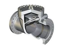 Válvula de verificação de aço inoxidável DN25 do balanço de 316 flanges CL300 RF CF3M 0